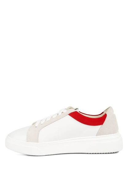 Colla Color Block Leather Sneakers