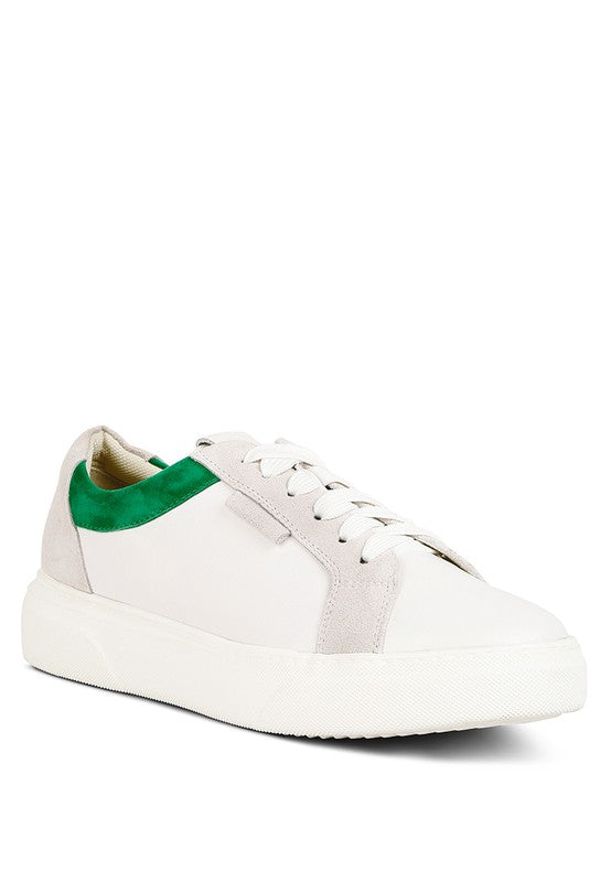 Colla Color Block Leather Sneakers