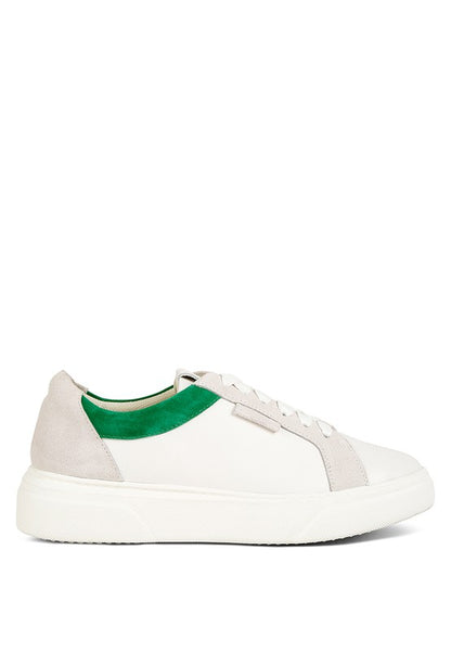 Colla Color Block Leather Sneakers