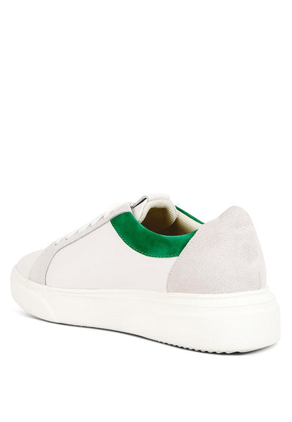 Colla Color Block Leather Sneakers