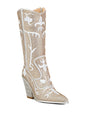 Glimmer Rhinestone Embellished Shimmer Boots