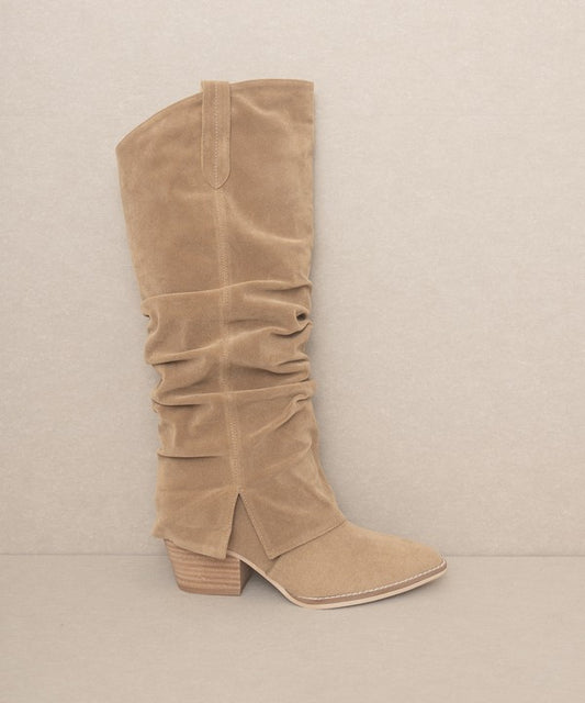 Fusion Fold Over Slit Boots