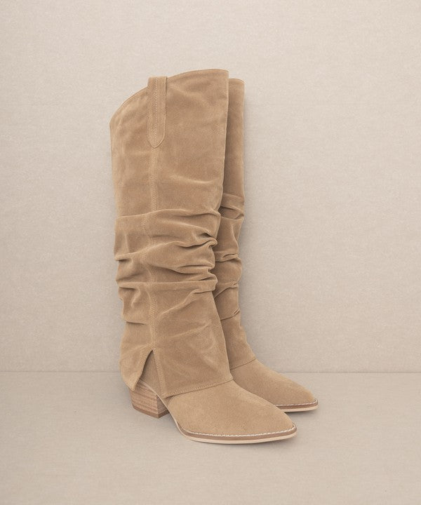 Fusion Fold Over Slit Boots