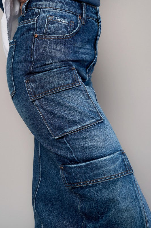 Lyla Long Cargo Pocket Skirt