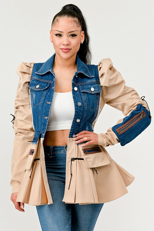 Payten Peplum Panache Denim Jacket