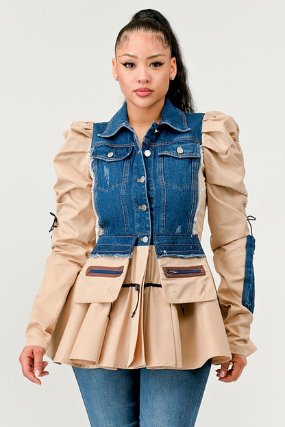 Payten Peplum Panache Denim Jacket