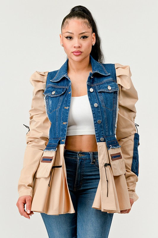 Payten Peplum Panache Denim Jacket