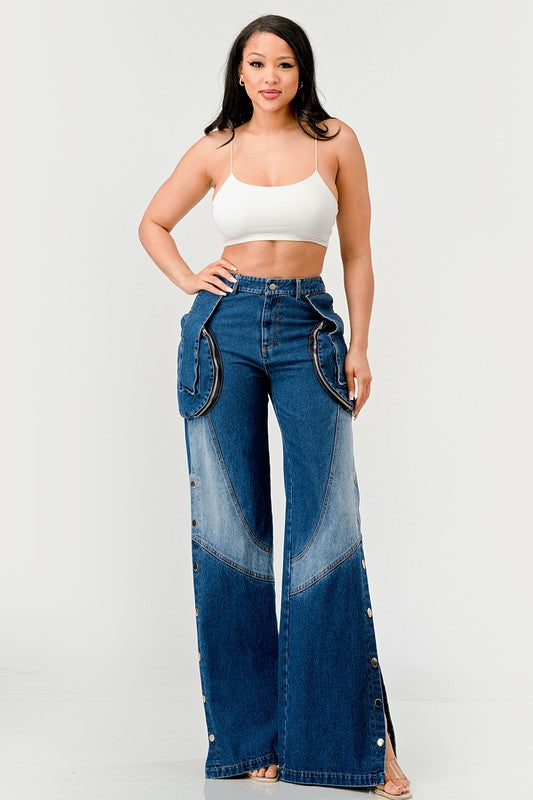 Iesha Indigo Denim Pants