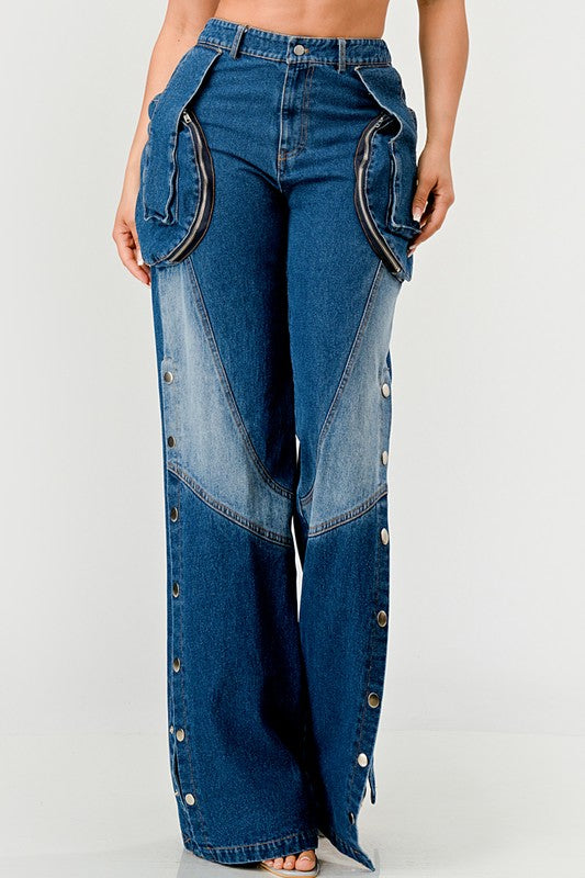 Iesha Indigo Denim Pants