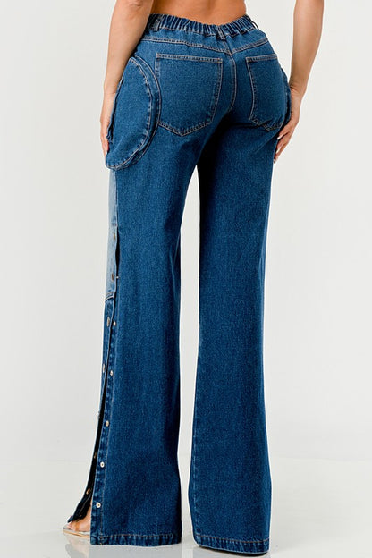 Iesha Indigo Denim Pants