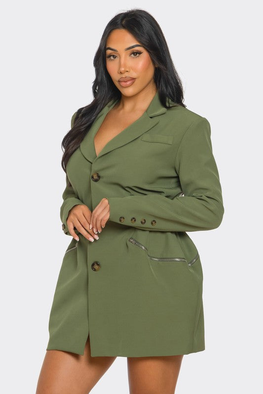 Taya Tailored Blazer Dress