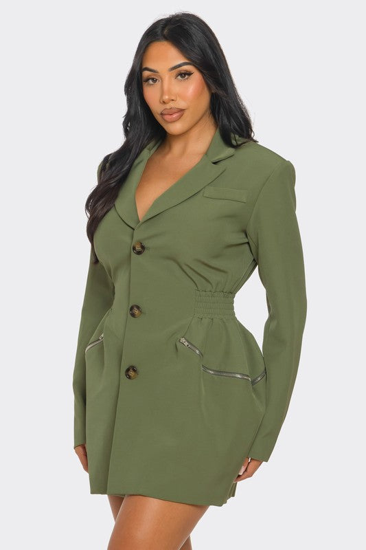 Taya Tailored Blazer Dress