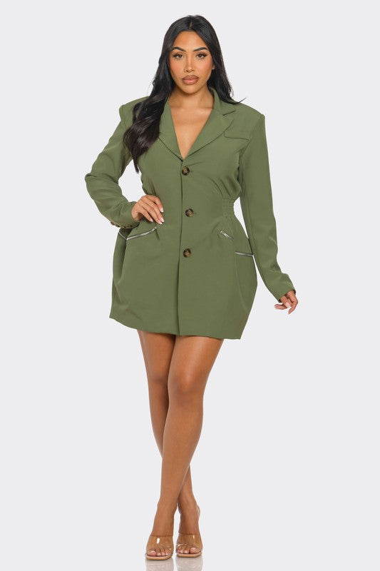 Taya Tailored Blazer Dress