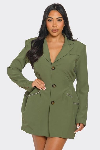 Taya Tailored Blazer Dress