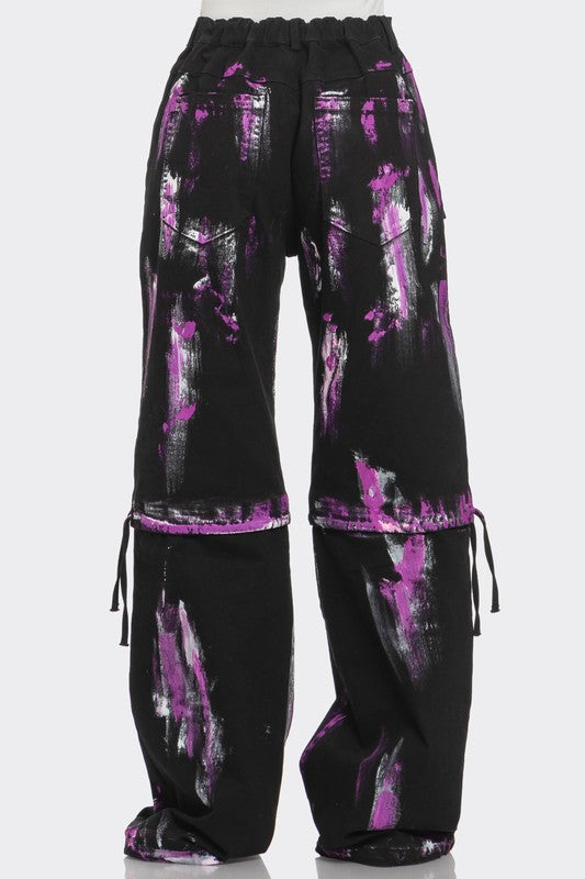 Geisha Graffiti Cargo Pants