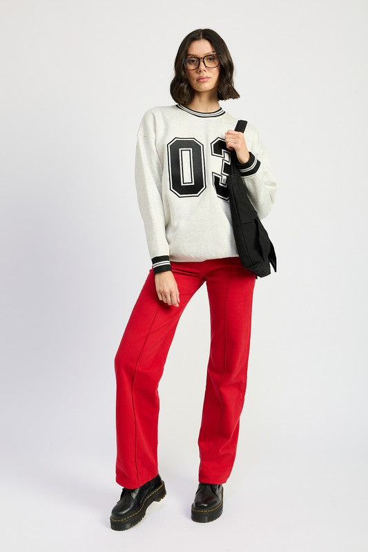 Nae Numbered Long Sleeved Sweater
