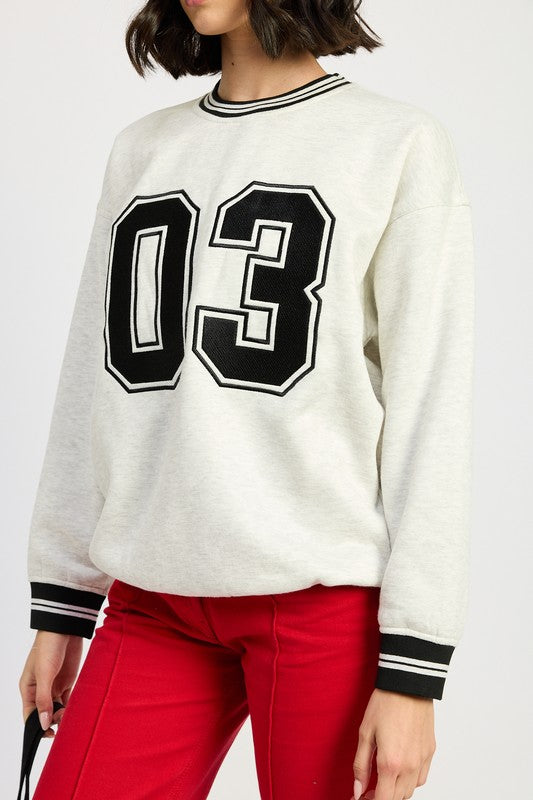 Nae Numbered Long Sleeved Sweater