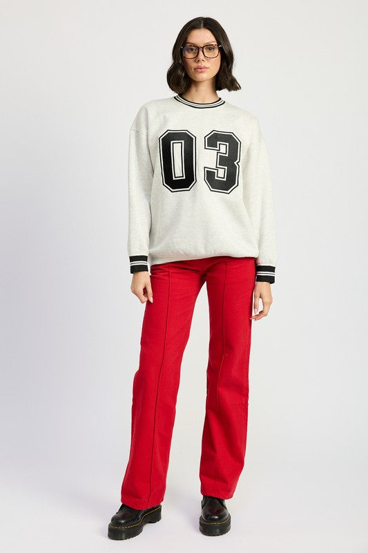 Nae Numbered Long Sleeved Sweater