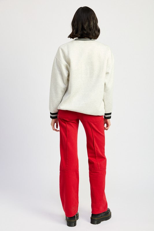 Nae Numbered Long Sleeved Sweater