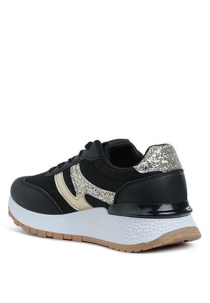 Gigi Glitter Chunky Sneakers