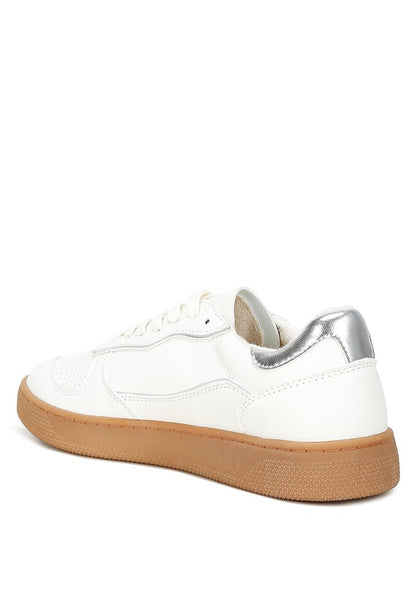 Foxy Faux Leather Sneakers