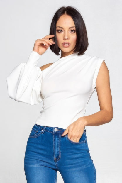 Opal One Shoulder Top