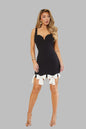 Brenlee Bow Hem Mini Dress