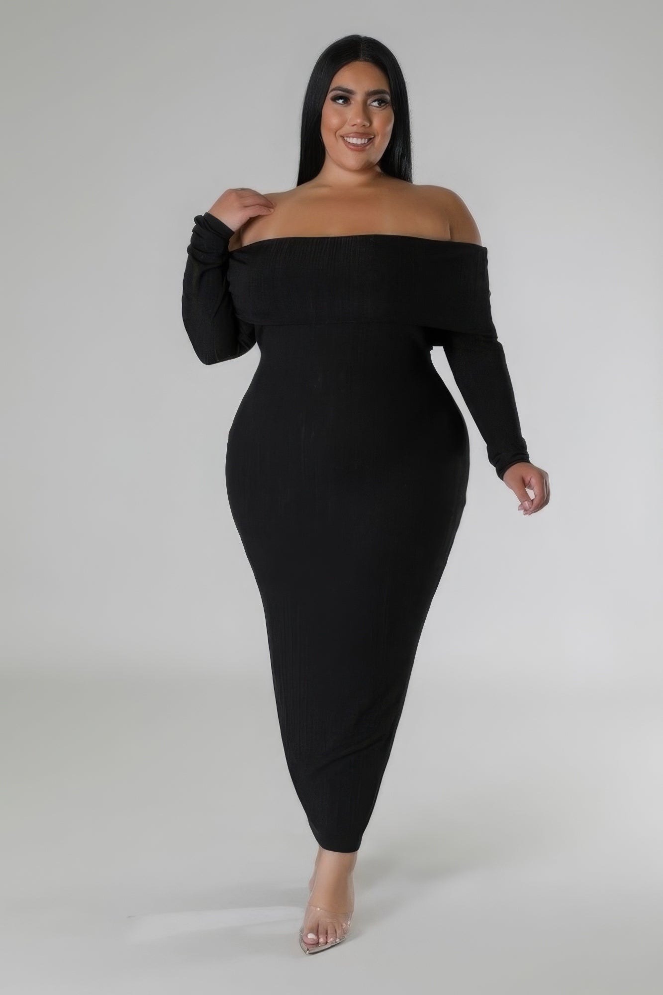 Octavia Off Shoulder Stretch Dress