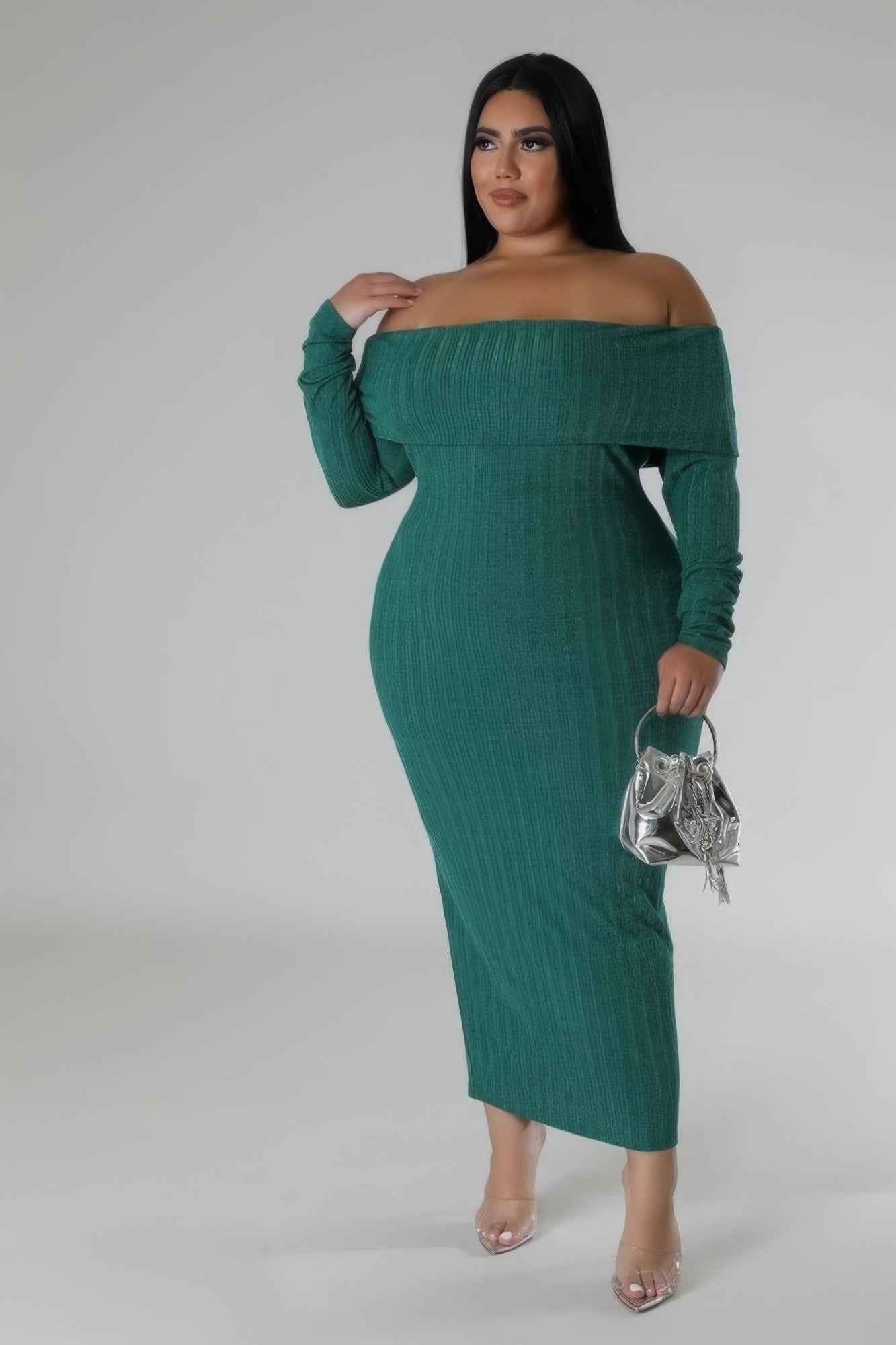 Octavia Off Shoulder Stretch Dress