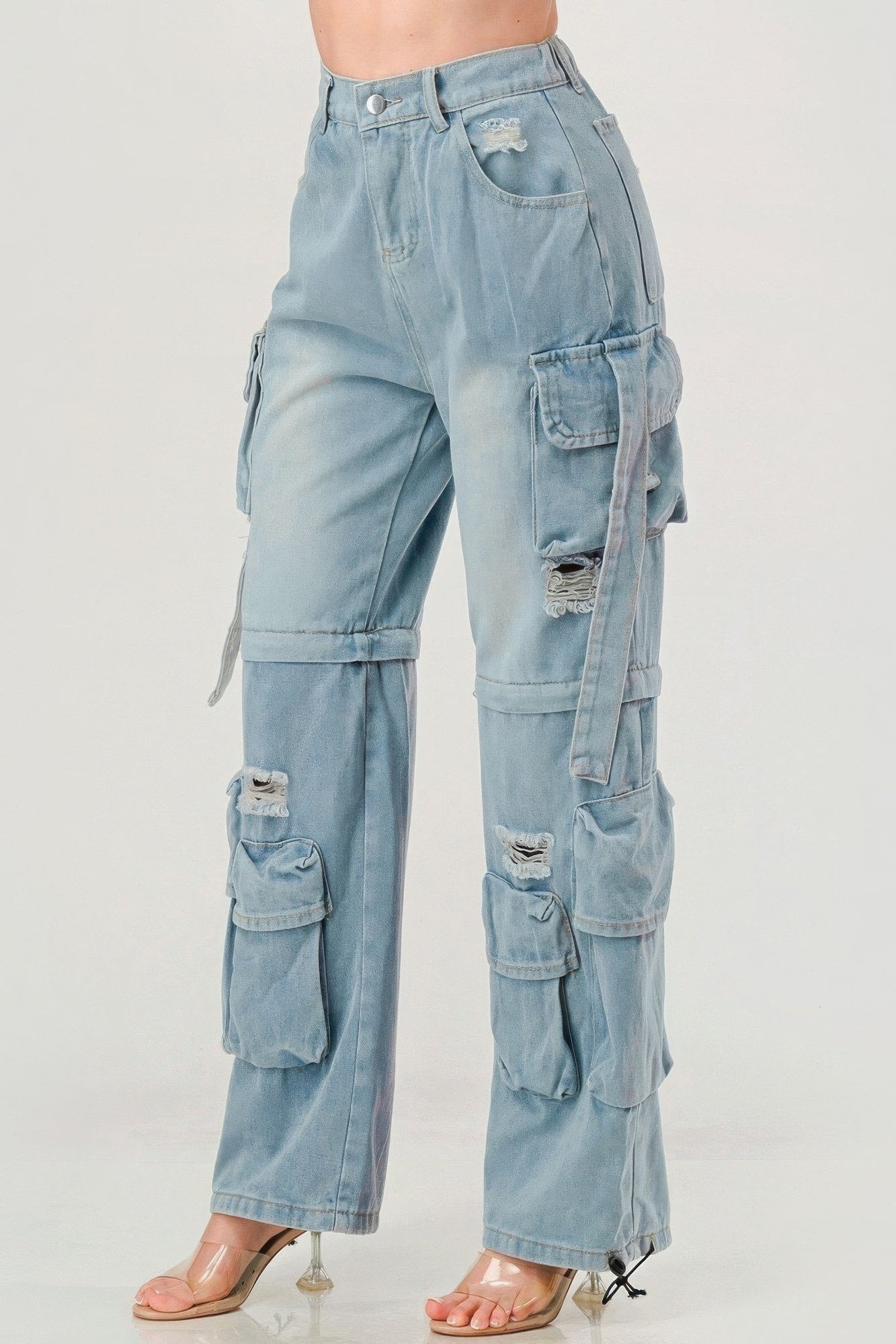 Dara Denim Cargo Jeans