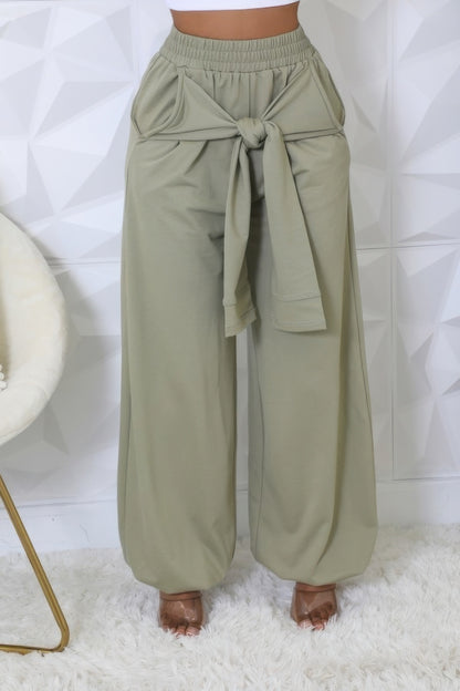 Harper High-Waisted Stretch Pants