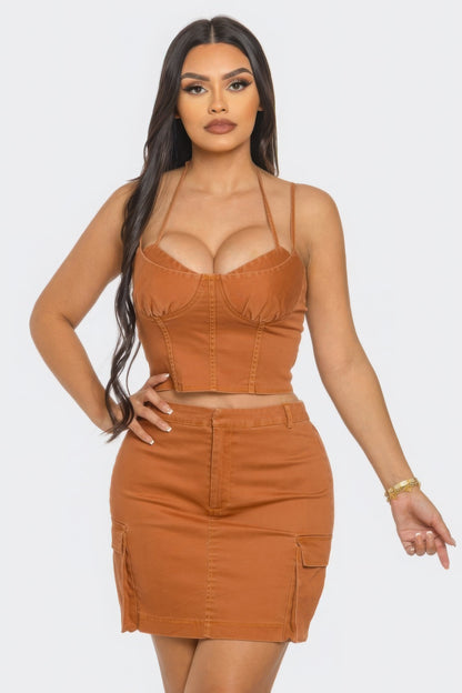 Tia Three Piece Skirt Set