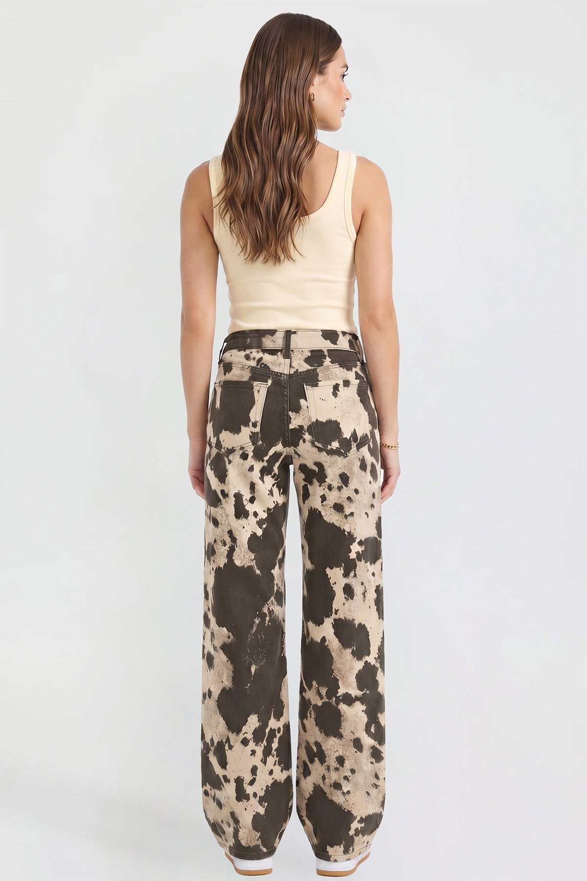 Alise Animal Printed Jeans