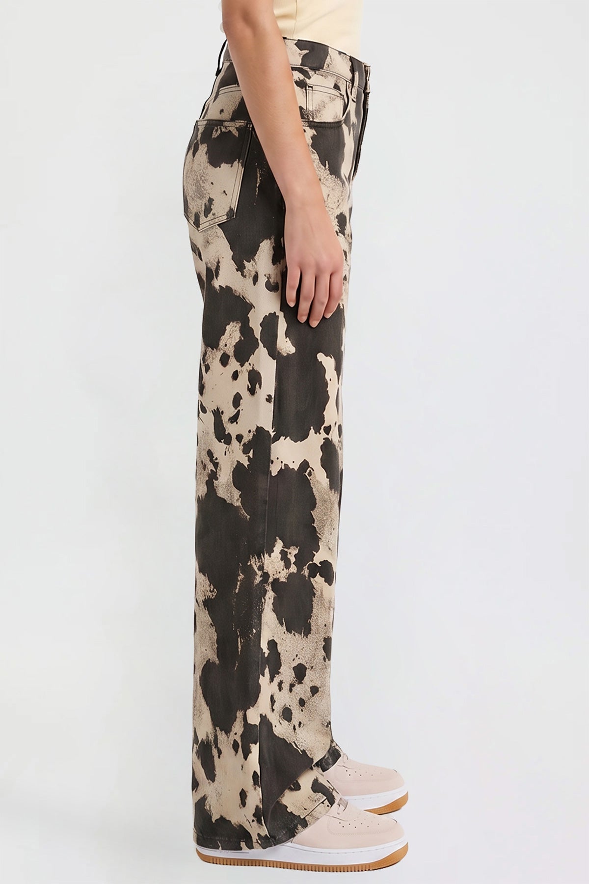 Alise Animal Printed Jeans