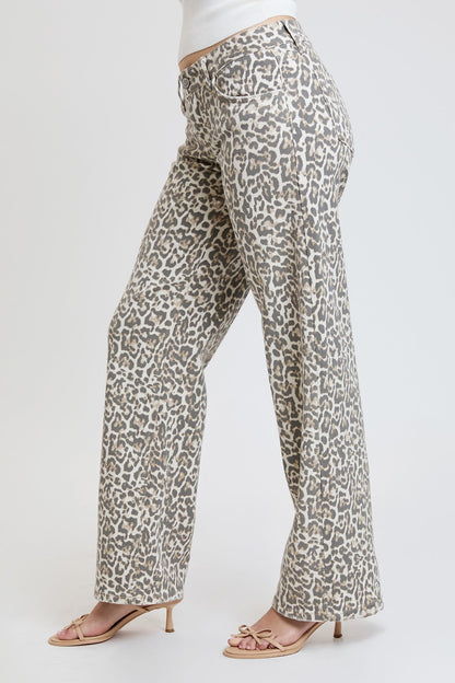 Lexie Leopard Jeans