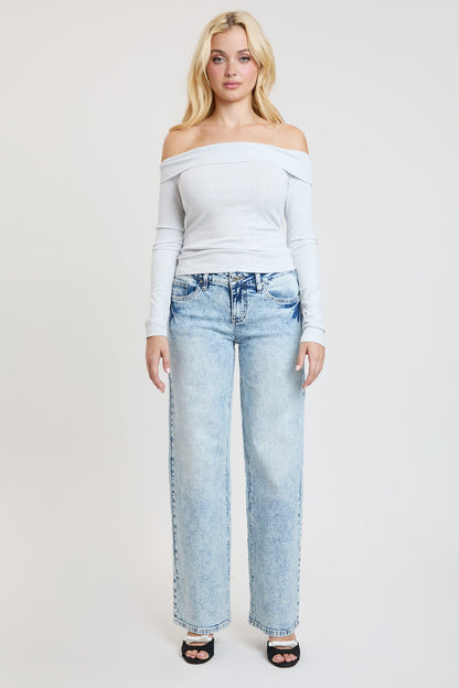 Lela Luxe Wide Leg Jeans