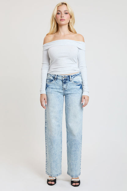Lela Luxe Wide Leg Jeans