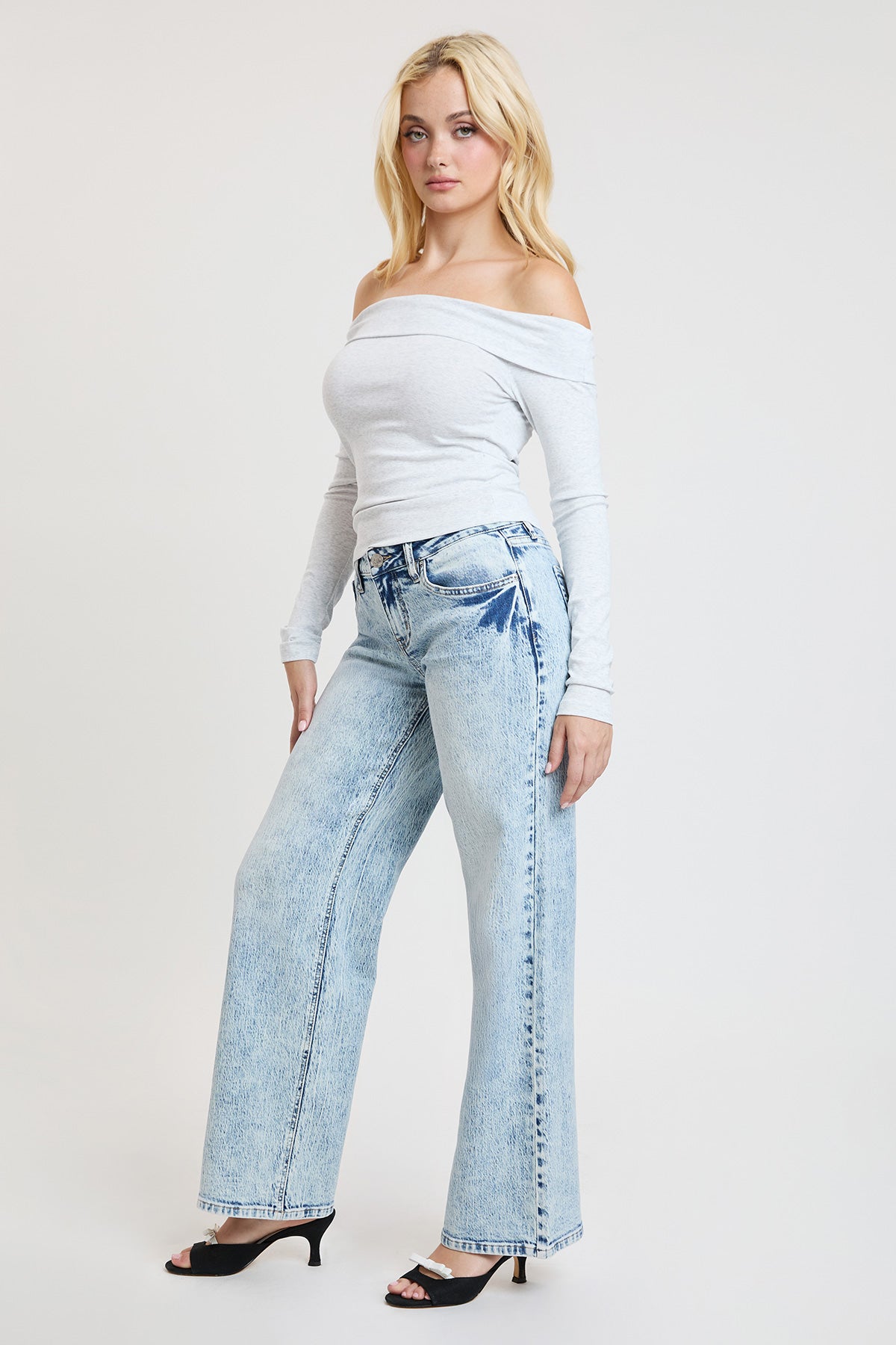 Lela Luxe Wide Leg Jeans