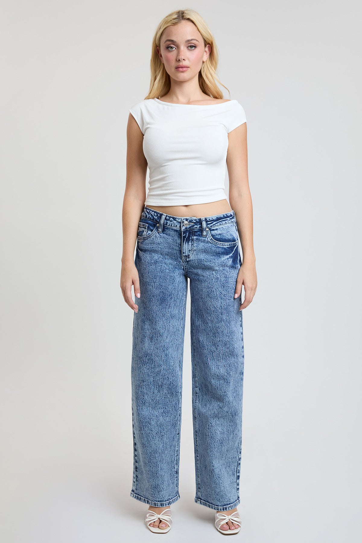 Lela Luxe Wide Leg Jeans