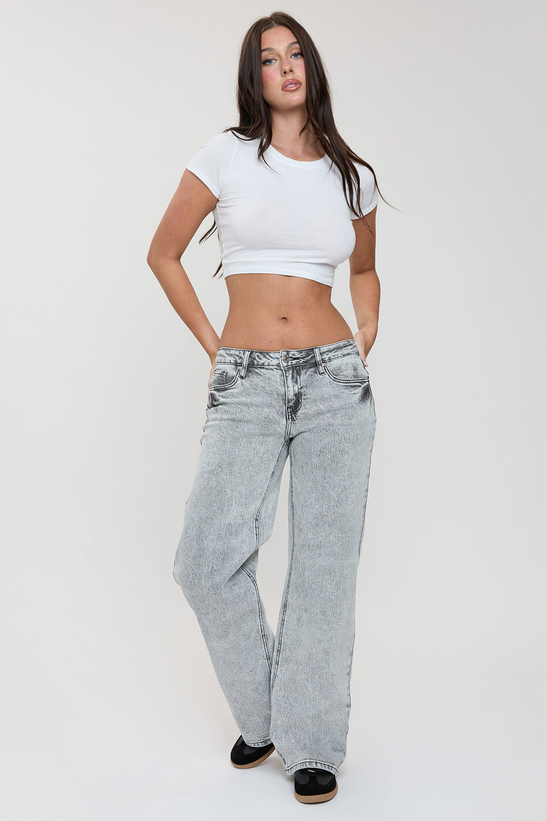 Lela Luxe Wide Leg Jeans