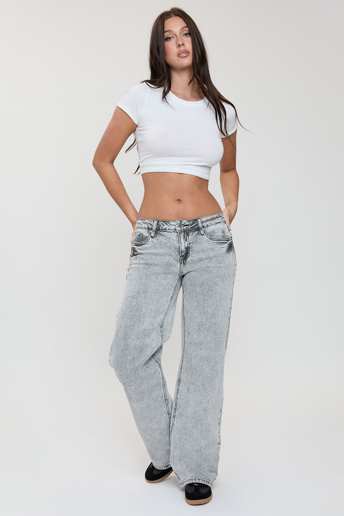 Lela Luxe Wide Leg Jeans