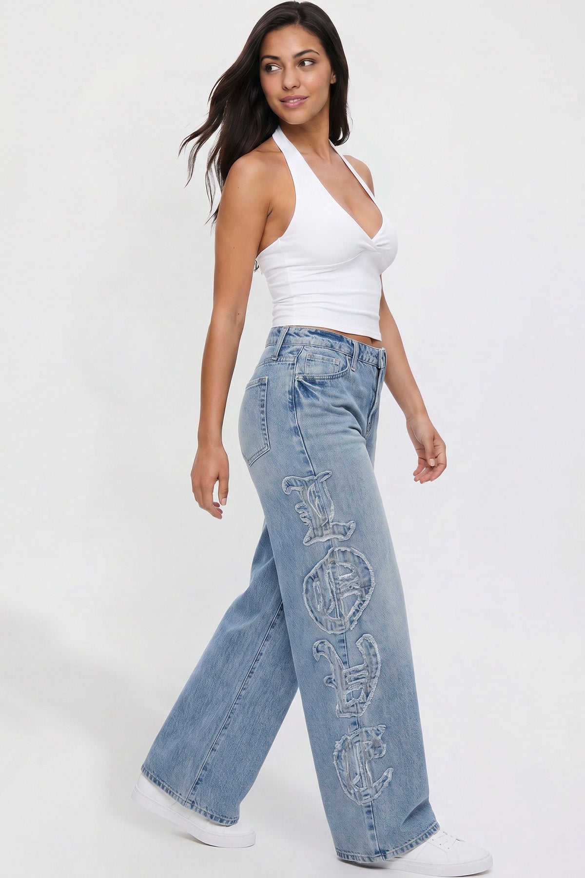 Love Lee Wide Leg Jeans