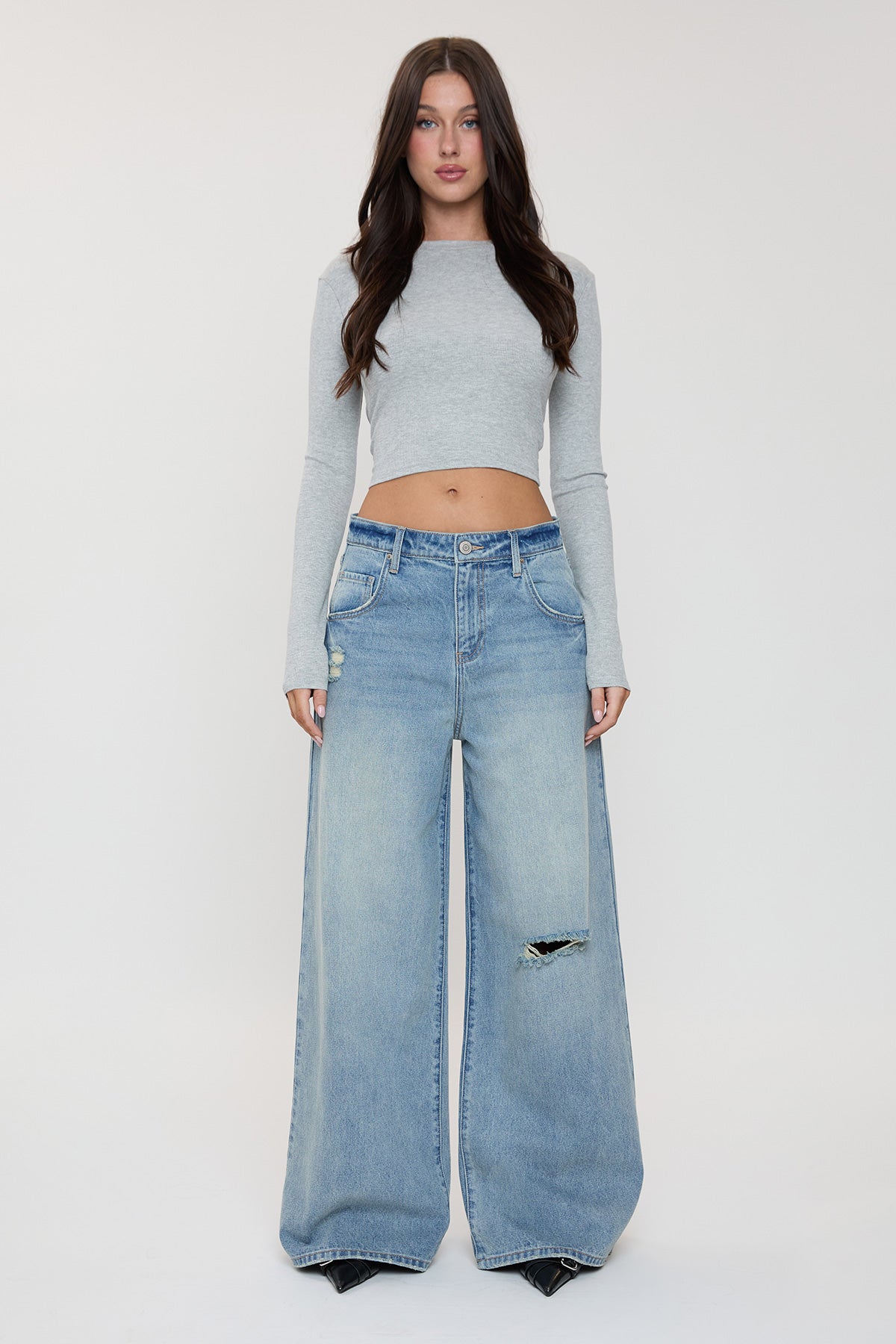 Brooklyn Baggy Wide Leg Jeans