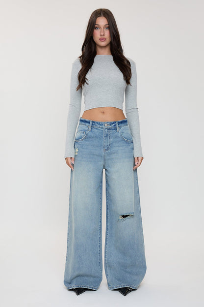 Brooklyn Baggy Wide Leg Jeans