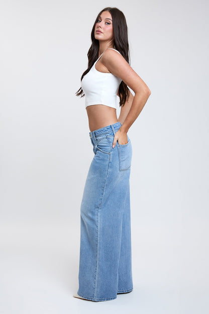 Rene Relaxed Extra Baggy Wide Leg Jeans