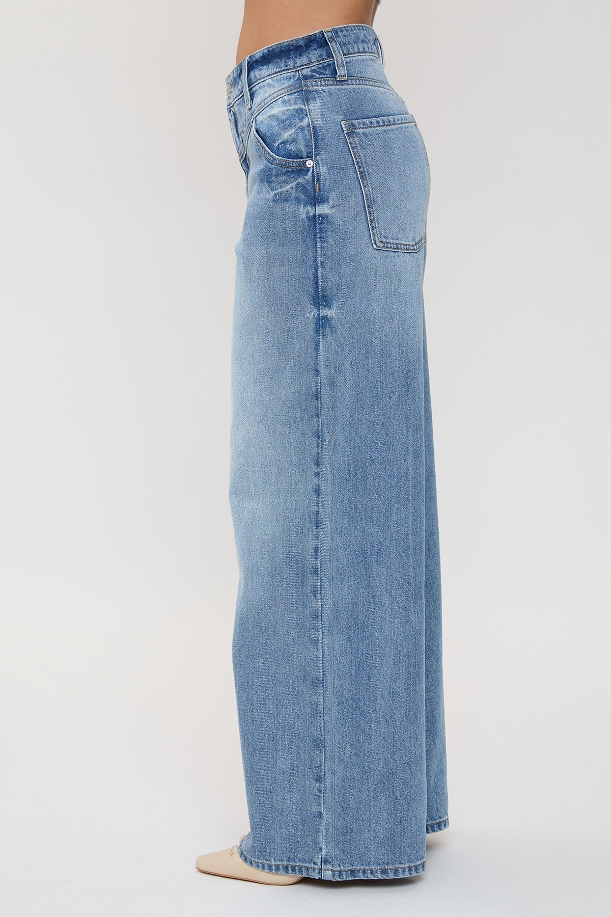 Rene Relaxed Extra Baggy Wide Leg Jeans
