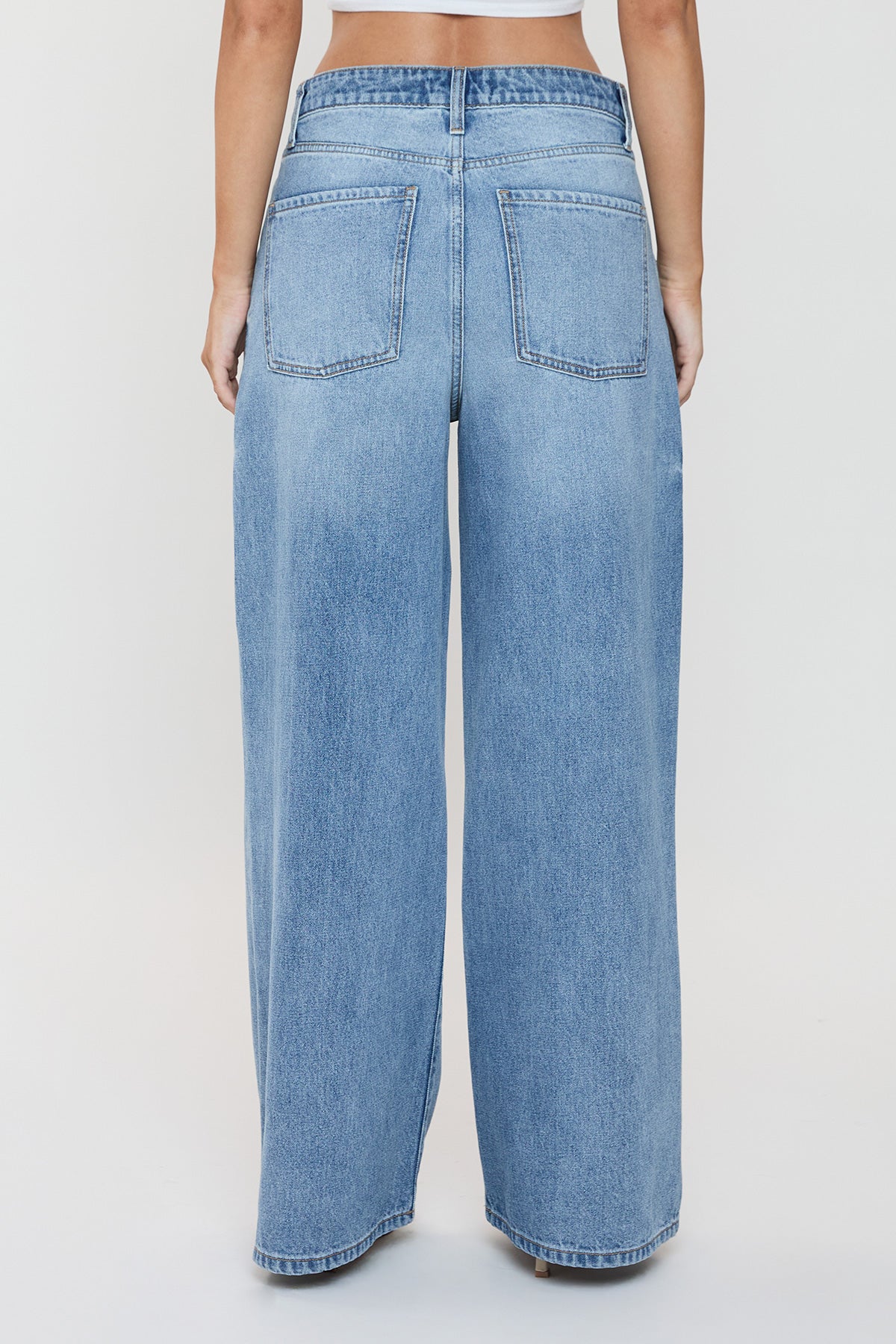 Rene Relaxed Extra Baggy Wide Leg Jeans