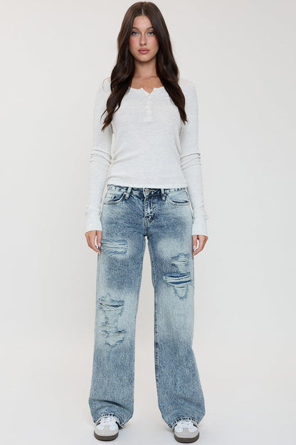 Rylee Rigid Wide Leg Jeans