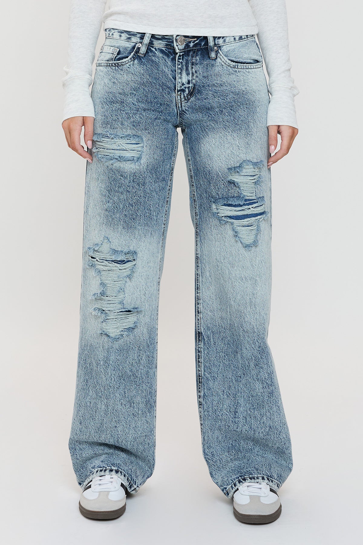 Rylee Rigid Wide Leg Jeans