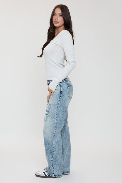 Rylee Rigid Wide Leg Jeans